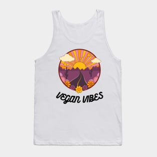 Trendy Vegan Vibes Cute Nature Tank Top